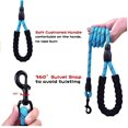 thumbnail image 4 of Strong Nylon Dog Leash Rope with Comfortable Padded Handle Training Lead for Medium and Large Breeds Dogs - Heavy Duty 5ft Long (Blue), 4 of 5