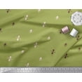 thumbnail image 2 of Soimoi Green Moss Georgette Fabric Butidar Jamdani Decor Fabric Printed Yard 42 Inch Wide, 2 of 2