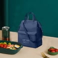 thumbnail image 4 of Sac à Lunch, Boîte à Lunch Isolée avec Bandoulière, Grande Capacité, Multiples Compartiments, Fourre-Tout Portable Réutilisable pour Femmes Hommes Adultes Enfants, Convient pour l'École le Travail le Pique-Nique, 4 of 6