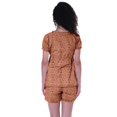 thumbnail image 3 of Moomaya Pyjama en Coton pour Femmes, Ensemble de Nuit 2 Pcs avec Shorts, Ensembles de Pyjama avec Shorts, 3 of 7