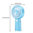 thumbnail image 3 of Boovnll Portable Fan, Adjustable High Speed USB Rechargeable Fans Lightweight Compact Handheld Fan for Outdoor, Travel, Camping, Vacation, Summer Gift, Mini Fan - Fan, 3 of 4