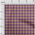 thumbnail image 2 of oneOone Polyester Spandex Purple Fabric Check Fabric For Sewing Printed Craft Fabric By The Yard 56 Inch Wide, 2 of 4