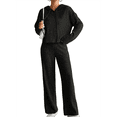 thumbnail image 2 of Womens Lounge Sets 2 Piece Matching Pajamas Fall Fashion Ribbed Knit Outfits Long Sleeve Casual Sweatsuits, 2 of 9