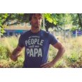 thumbnail image 3 of Mens My Favorite People Call Me Papa T Shirt Funny Humor Father Tee for Guys (Heather Navy) - L, 3 of 4