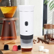 Portable Electric Coffee Machine, Rechargeable Portable Coffee Maker, Rich Flavor with Automatic Brewing, Compact Travel Coffee Maker for Office, Home, Coffee Enthusiasts