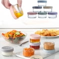 thumbnail image 1 of Glass Jars for Food Storage - Airtight Leakproof Kitchen Pantry Organization and Canning Containers with Lids for Bulk Reusable Preserving, 1 of 8