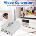 thumbnail image 2 of Adaptateur Vidéo Mini RCA AV CVSB vers RF Supporte Switcher TV RF 67.25/61.25MHz, 2 of 9