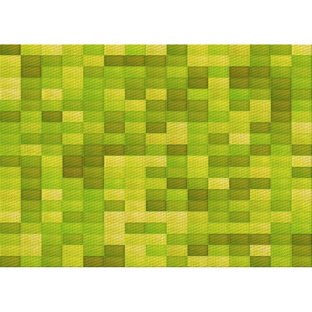 Ahgly Tapis Rectangulaire Lavable en Machine, Vert Pistache, 8 Pieds x 12 Pieds