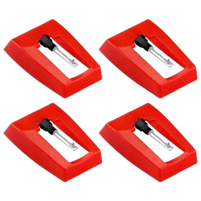 Saw to Turntable Replacement Stylus for Needle Turntable Replacement Heads for Record Player 4-Pack