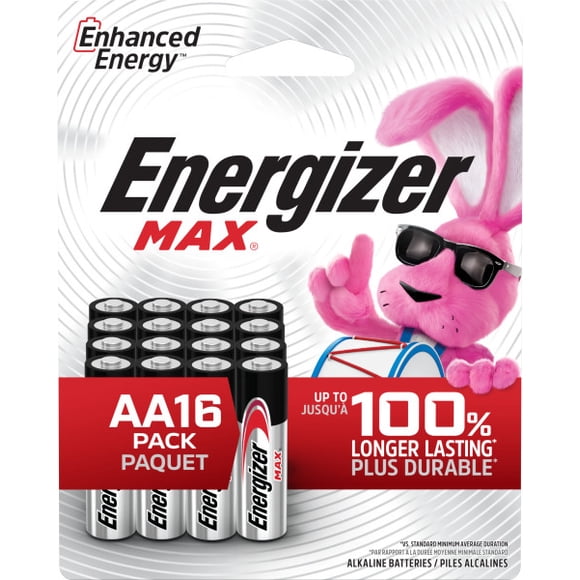Piles Energizer MAX AA, 16