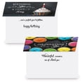thumbnail image 4 of Current Bright on Black Birthday Greeting Cards - Set of 8, Large 5" x 7", 4 of 6