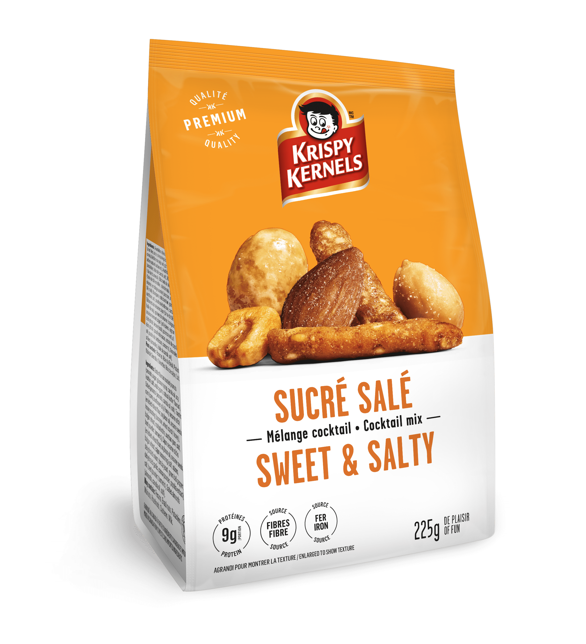 Krispy Kernels Mélange cocktail sucré salé 225g