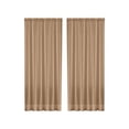 thumbnail image 2 of ZENGHUIJ Solid-Color Double-String Polyester Curtain Sheers Semi-Sheer Curtains Rod-Pocket Style Semi-Sheer Curtains, 2 of 6