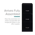 thumbnail image 4 of Space Solutions 18" Deep 3 Drawer Smart Letter Width Vertical File Cabinet, Black, 4 of 9