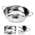 thumbnail image 4 of Hot Pot With Divider Stainless Steel Duck Electric Pot Dual Sided Hot Pot silver, 4 of 8