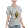 thumbnail image 2 of Women's Basic Short Sleeve T-Shirt One Piece Yellow Ape, 2 of 6