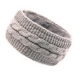 thumbnail image 3 of Fashion Autumn And Winter Pure Color Wool Knitted Hair Band Sports Headband, 3 of 9