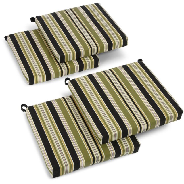 Coussin de Chaise en Polyester Filé de 20 Po sur 19 Po (Ensemble de Quatre)