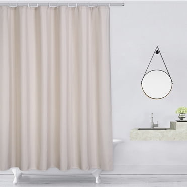 Waterproof & Fungus Resistant Shower Curtain – Durable Polyester Bath Curtain with Hooks – Easy to Clean, Multiple Sizes & Colors – Ideal for Bathroom Showers & Bathtubs