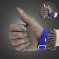 thumbnail image 1 of Vaidha Cut Proof Stab Stainless Steel Gloves Metal Mesh Butcher, 1 of 3