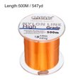 thumbnail image 2 of Uxcell 547Yard 6Lb Fluorocarbon Coated Monofilament Nylon Fishing Line Orange, 2 of 7