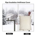 thumbnail image 1 of Iumwxz Organizers and Storage Large Water Pipe Protection Faucet Cover Faucet Protection Dresser Shelf Cabinet White Polyester Today Discount, 1 of 8