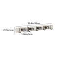 thumbnail image 3 of TIMIFIS Hooks for Hanging Mop Wall Mounted Clamp without Drilling Hooks Bathroom and Toilet Buckles Fixed Storage Rack Mop Wall Clamp, 3 of 6