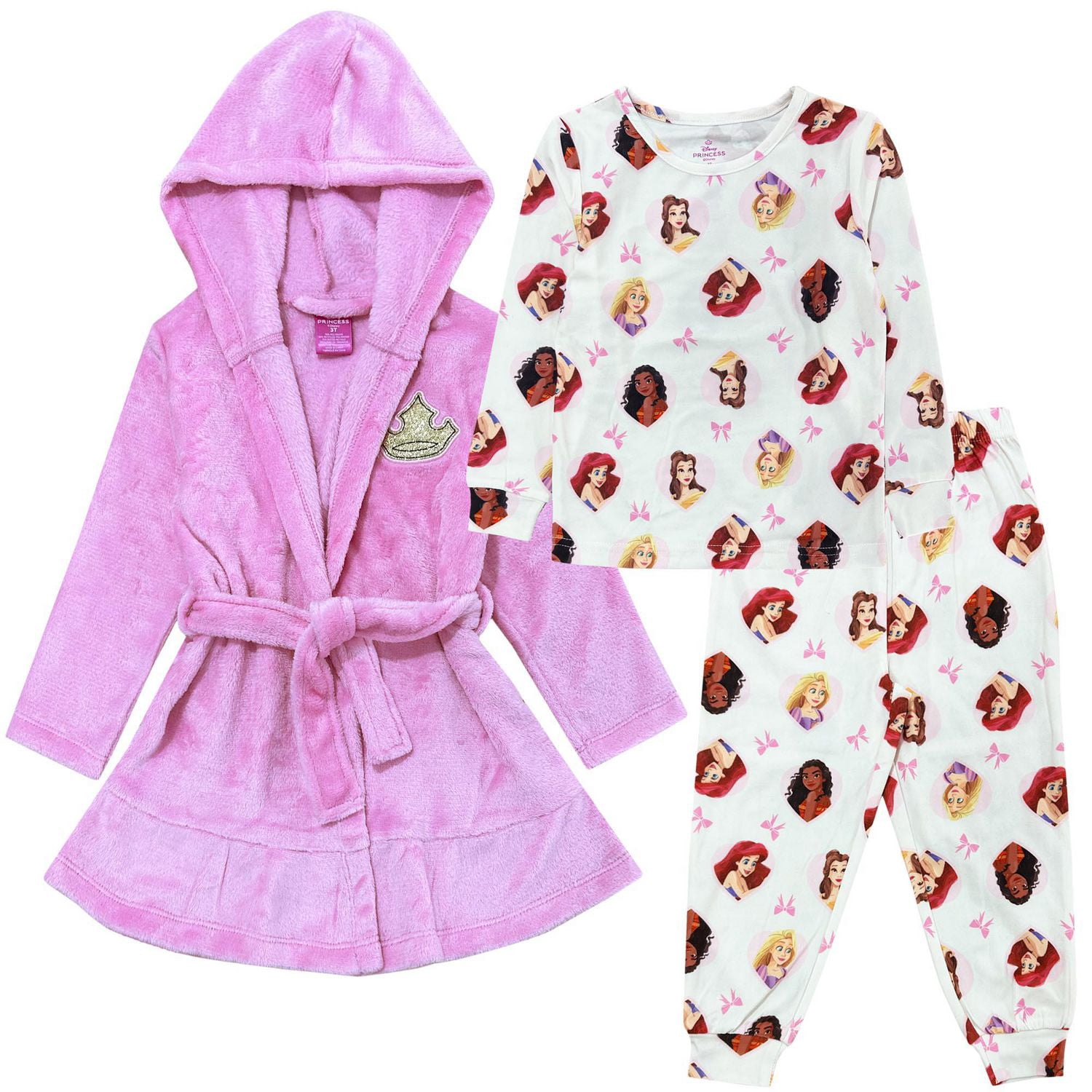 Knit Sleep 3 Piece PJ set - Toddler Girls