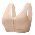 thumbnail image 1 of Cameland Women Plus Size Daily Bras Wire Free Front Open Buckle Vest Top Underwears Bras, 1 of 3