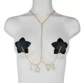 thumbnail image 2 of HOOUN Cache-Tétons pour Femmes, Autocollants Chaîne de Mamelon avec Collier Ras du Cou, 2 of 5