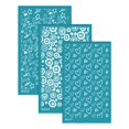 thumbnail image 1 of Rongfmy 3Pcs Clay Tool Silk Screen Stencils, Reusable Silkscreen Print Kit, Silk B, 1 of 9