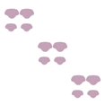 thumbnail image 1 of mmirethe Semelles Intérieures Souples pour Talons Hauts Bâton de Réparation de Talon de Soutien Rose 3Set, 1 of 6