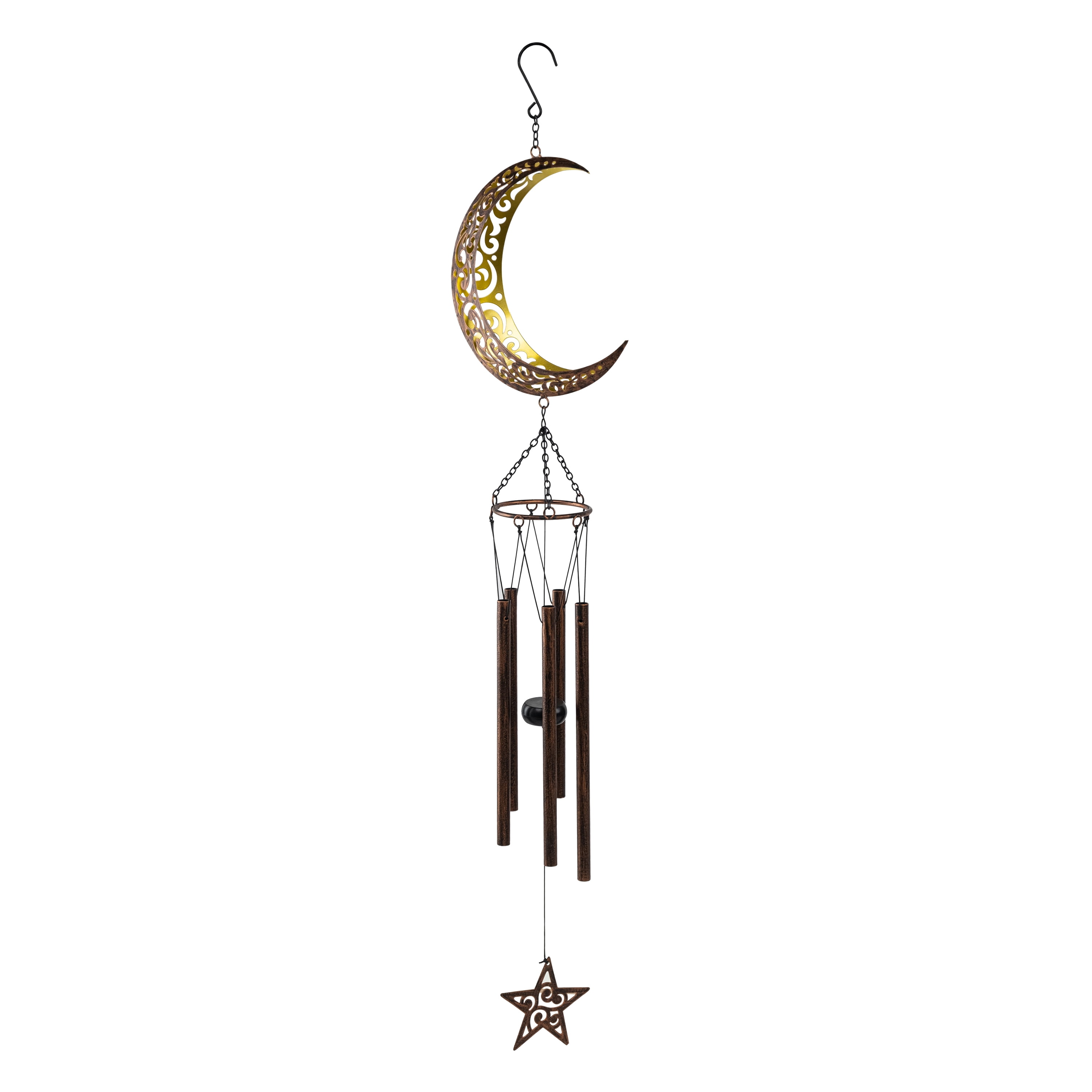 Mainstays Bronze Moon Wind Chime Outdoor Decor