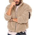 thumbnail image 1 of RKSTN Jackets for Men Pullover Sweater Stand Collar Elastic Solid Color Half Sweater For Stand-up Collar Sweater Fall and Winter Long Sleeve Jacket Coats, 1 of 6