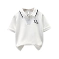 thumbnail image 1 of Polos pour Garçons Chemise Unie pour Garçons Chemises de Rugby Chemise à Manches Courtes 6-7 Ans Mode Garçons, 1 of 4