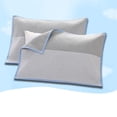 thumbnail image 4 of Coarse Cloth Pillowcase Towel, 1-Pack Breathable Sweat-Absorbing Polyester Wrap, Padded Non-Wetting Cover, Knitted Fabric, Soft Pillow Protector, Multicolor, 29x19in, 4 of 6