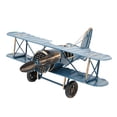 thumbnail image 3 of Wrought Iron Plane, Metal Airplane Model Stable Structure  For Aircraft Enthusiasts For Home Decoration For Cafe Ornament Yellow,Red,Blue, 3 of 8