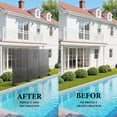 thumbnail image 3 of 72" H x 47" W Freestanding Metal Privacy Screen - Rustproof Weather-Resistant, 0.39" Gap Decorative Fence for Patio & Garden, 3 of 7