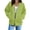 Vert-2, variante sur Chandail à Capuchon à Fermeture à Glissière Femme Manches Longues Chandails à Capuchon Cordon de Serrage Fermeture Éclair Intégrale Chandails à Capuchon Vestes Légères d'Automne avec Poches Décontracté Hiver Chaud Chandails à Capuchon en Molleton Vêtements d'Extérieur Blanc TG