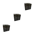 thumbnail image 2 of Decodeary Plastic Jiugongge Storage Drawer - Meticulous Workmanship And Fashionable Multi Grid Storage black Six Palaces Grid 3Set, 2 of 6