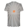 thumbnail image 3 of Fridja T-Shirt à Imprimé pour Homme Été Décontracté Grande Taille Manches Courtes Col Rond T-Shirt à Imprimé 3D Haut Graphique Abstrait Fantaisie pour Cyclisme Jogging (Gris, 3TG) (Gris, 3TG), 3 of 4