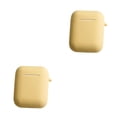 thumbnail image 4 of tamizeot Étui pour Écouteurs Compatible Bluetooth Remplaçable Flexible Couleur Unie Jaune 2Ensemble, 4 of 6