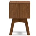 thumbnail image 3 of Baxton Studio Warwick Two-tone Walnut and White Modern Accent Table and Nightstand, 3 of 6