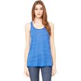 thumbnail image 2 of Bella Ladies Flowy Racerback Tank, XL, True Royal Marble, 2 of 5