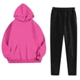 thumbnail image 2 of Yuyuzo Lot de 2 Pantalons de Jogging Taille Haute pour Femmes Automne avec Poches, 2 of 7