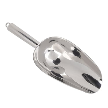 1 pelle à glace multifonction en acier inoxydable pour aliments à glace, grains de café, fruits secs (532 ml)