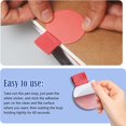 thumbnail image 3 of 12 Pieces Pen Clips Elastic Storage Organizer Self-adhesive Pencil Loop Holder Notebook Journals Clipboards Clamp Organizer Accessory Travel, 3 of 8