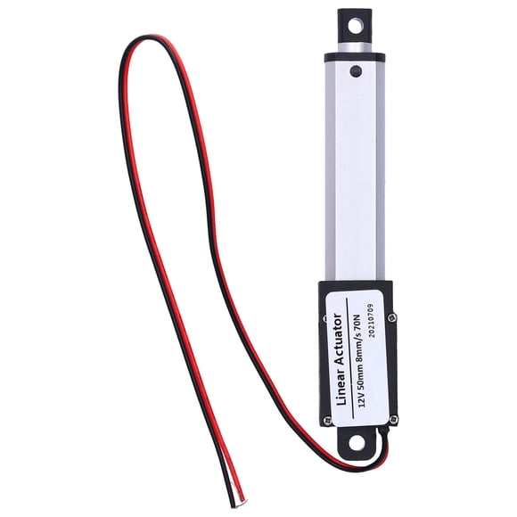 Electric Linear Actuator Stroke, DC12V 50mm Low Noise Internal Limit Switch, High Speed Linear Motion Actuator for Automotive Industrial Electric Device