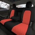 thumbnail image 3 of FH Group Waterproof Neoprene Rear Seat Covers for 2020-2025 Tesla Model Y Red, 3 of 6