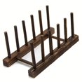 thumbnail image 1 of Bamboo Dish Plate Bowl Cup Book Pot Lid Cutting Board Drying Rack Stand Drainer Storage Holder Organizer Kitchen Cabinet（Keep Dry）, 1 of 5